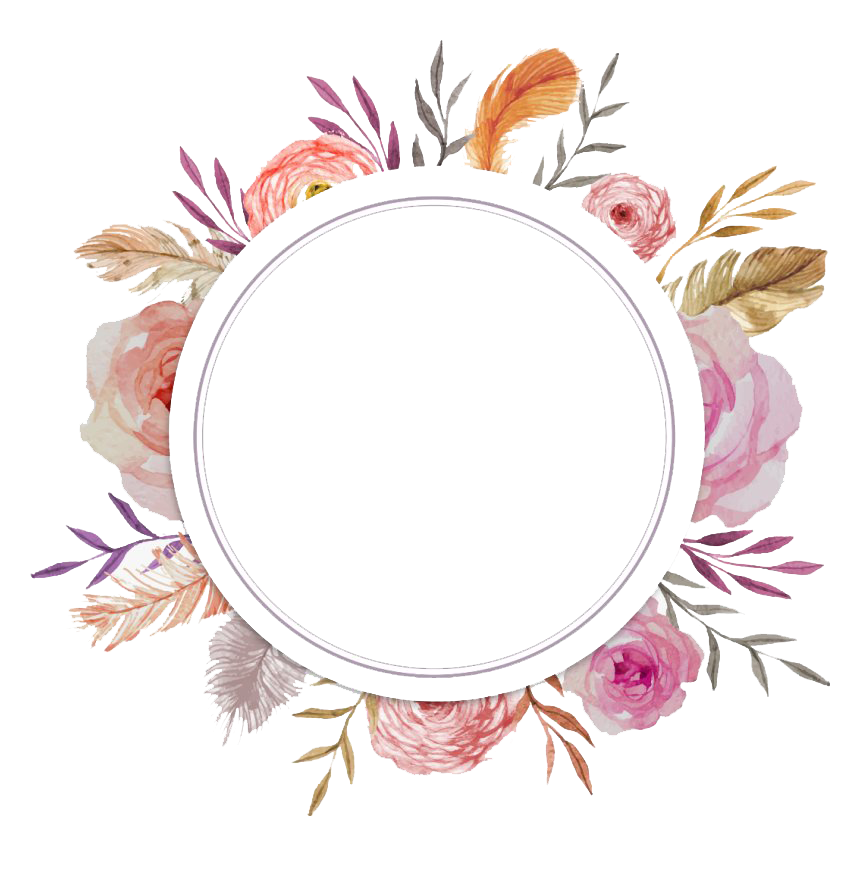 Detail Flower Frame Png Vector Nomer 22