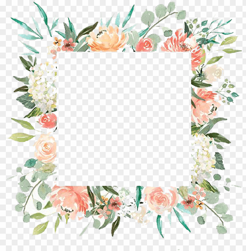 Detail Flower Frame Transparent Nomer 3