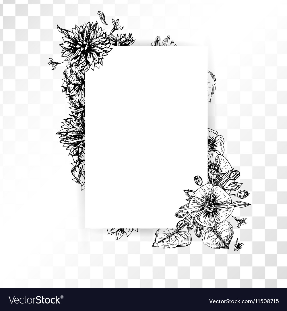 Detail Flower Frame Transparent Nomer 35