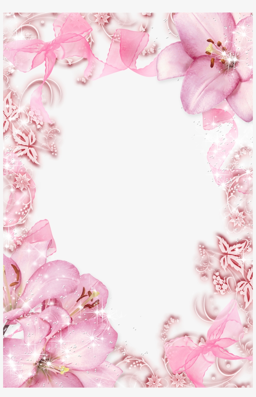 Detail Flower Frame Transparent Nomer 41