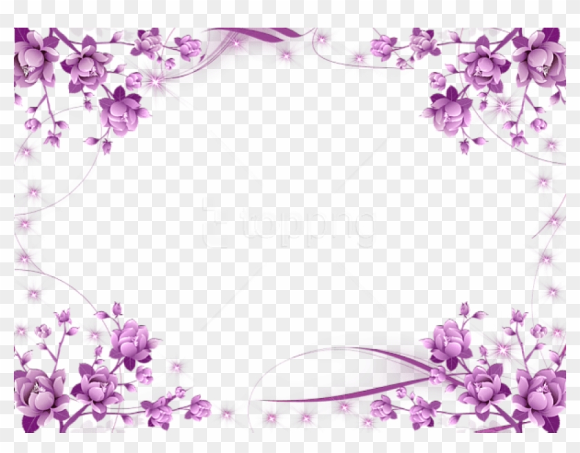 Detail Flower Frame Transparent Nomer 48