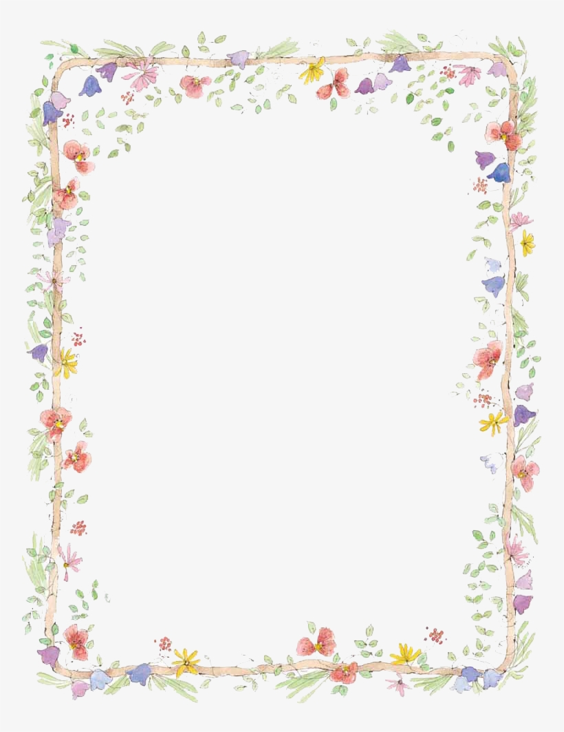 Detail Flower Frame Transparent Nomer 6