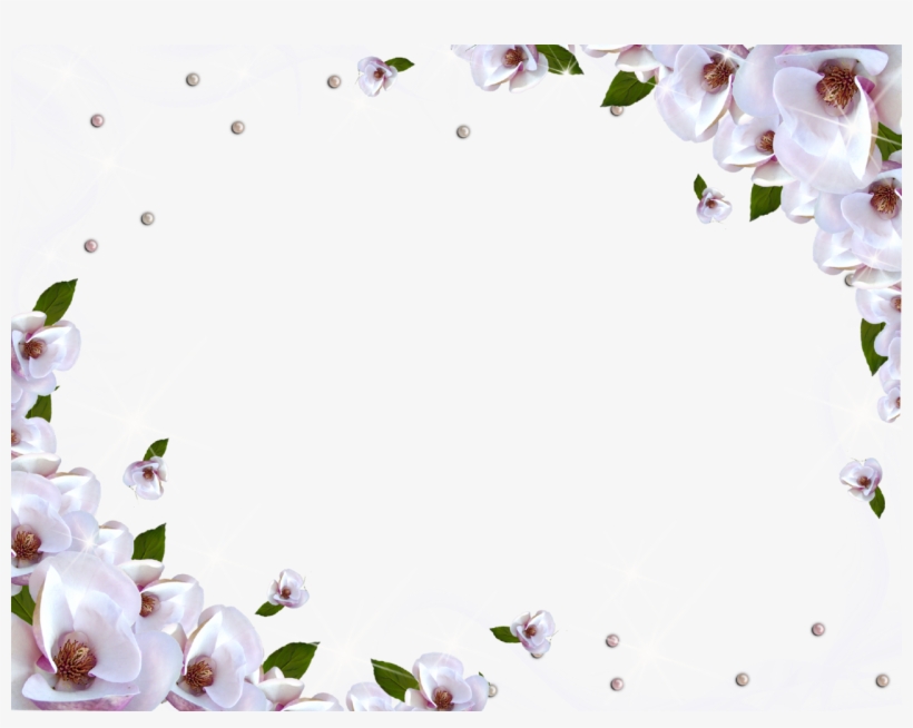 Detail Flower Frame Transparent Background Nomer 26