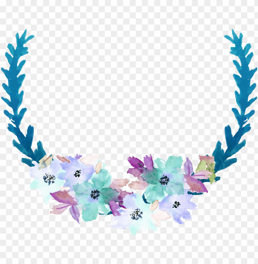 Detail Flower Frame Transparent Background Nomer 39