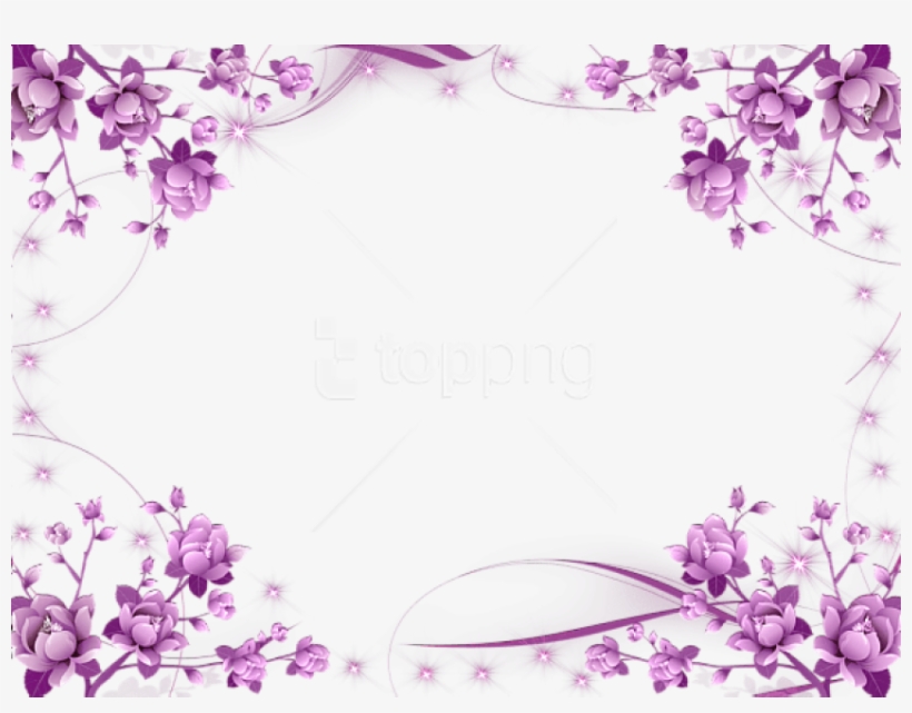 Detail Flower Frame Transparent Background Nomer 49