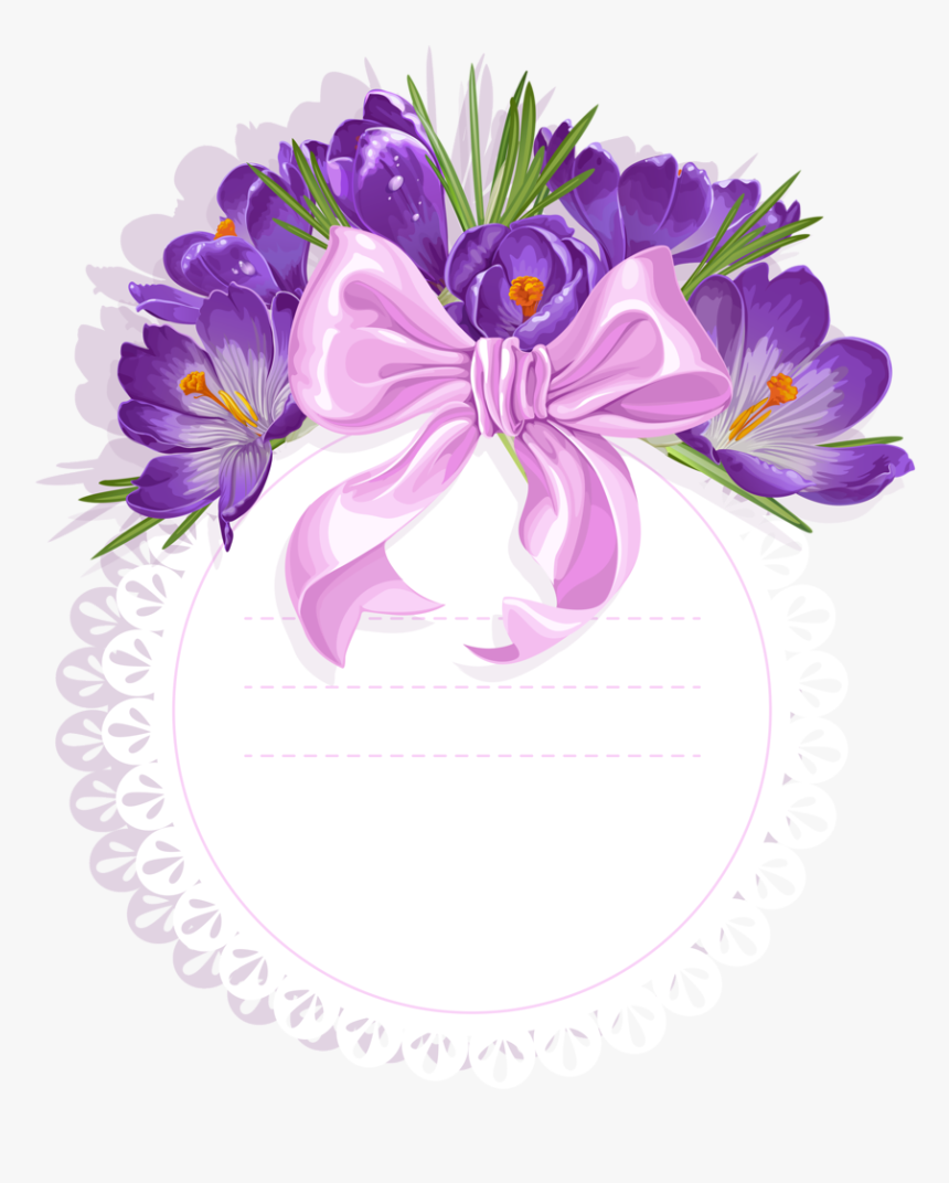 Detail Flower Frame Vector Png Nomer 56