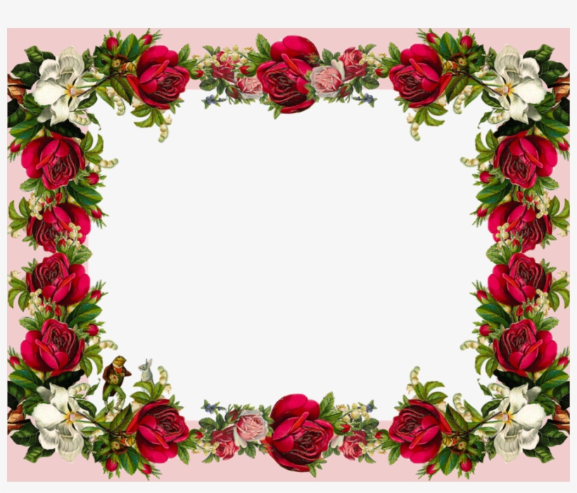 Detail Flower Frames Nomer 14