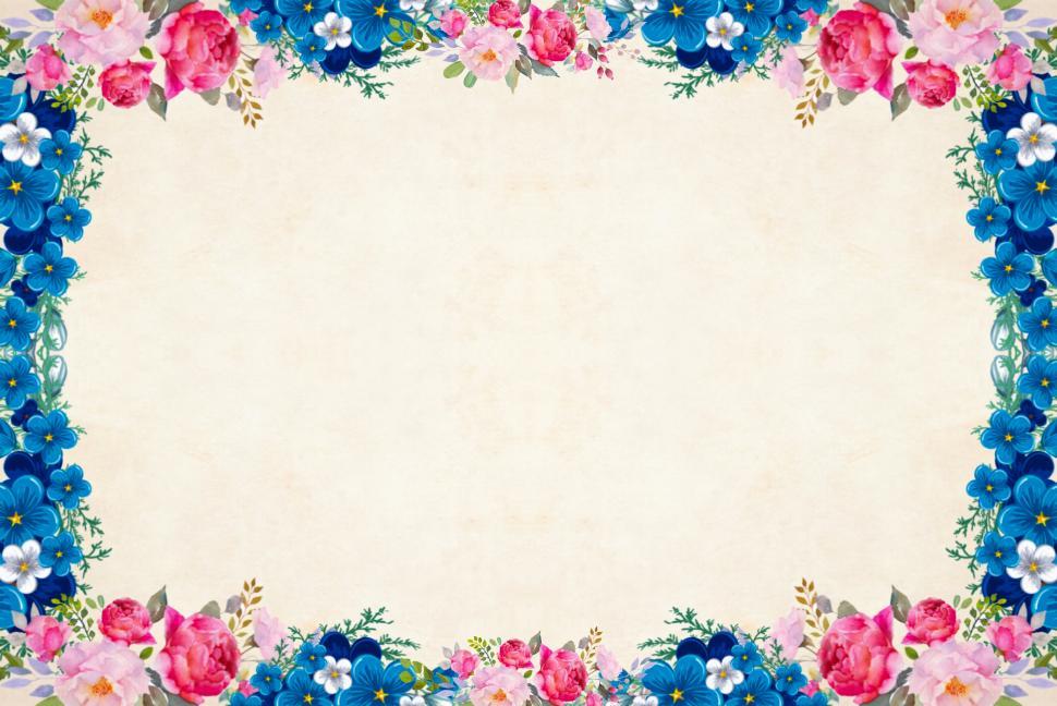 Detail Flower Frames Nomer 22