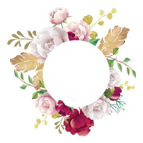 Detail Flower Frames Png Nomer 2