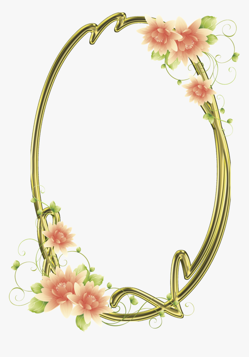 Detail Flower Frames Png Nomer 12