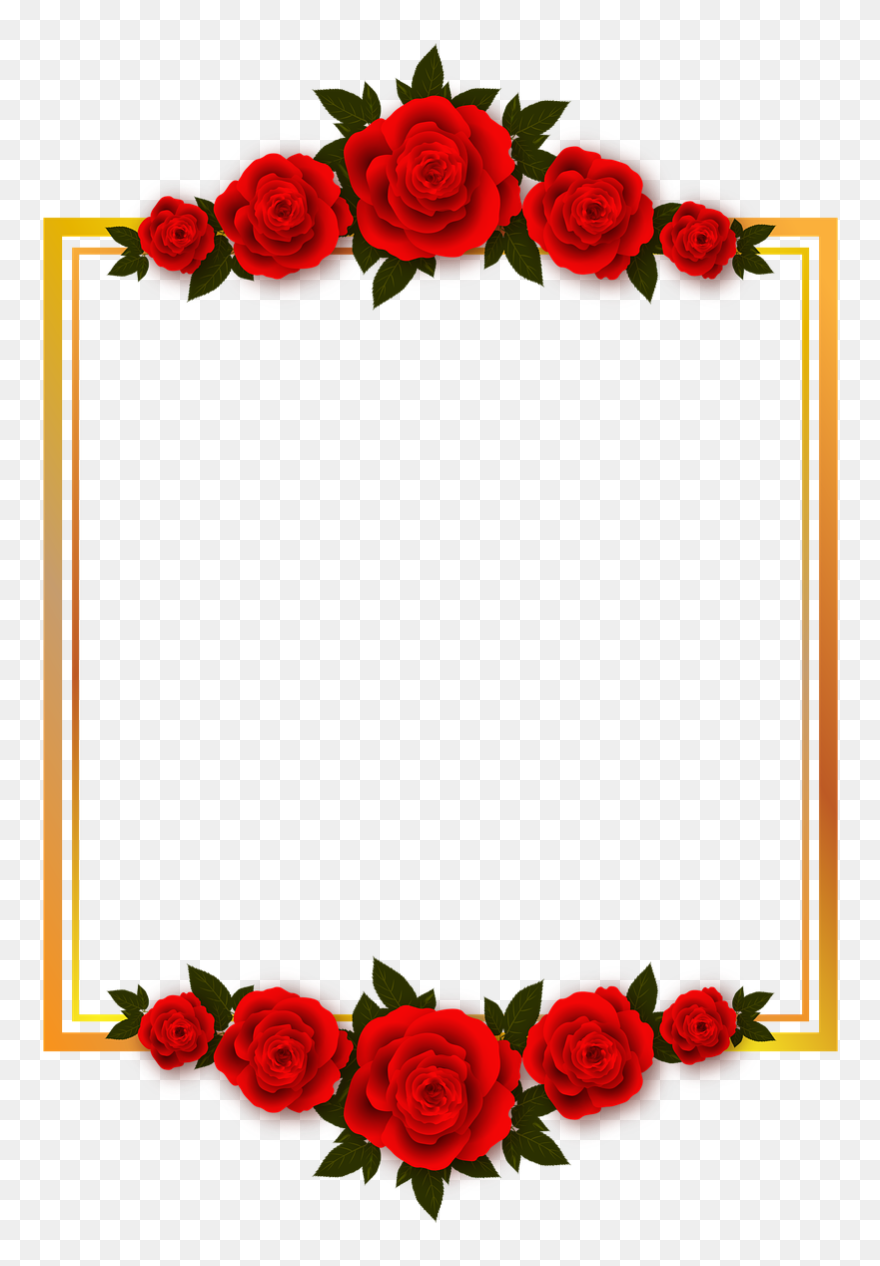 Detail Flower Frames Png Nomer 6