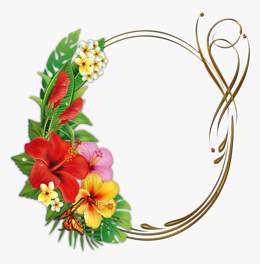Detail Flower Frames Png Nomer 49