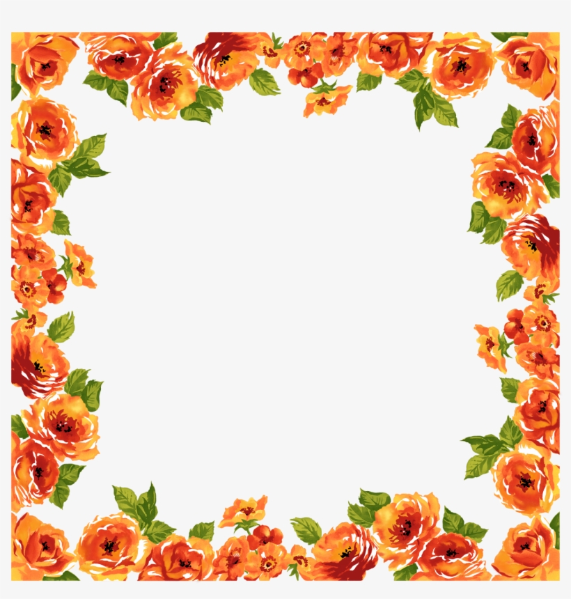 Detail Flower Frames Png Nomer 56