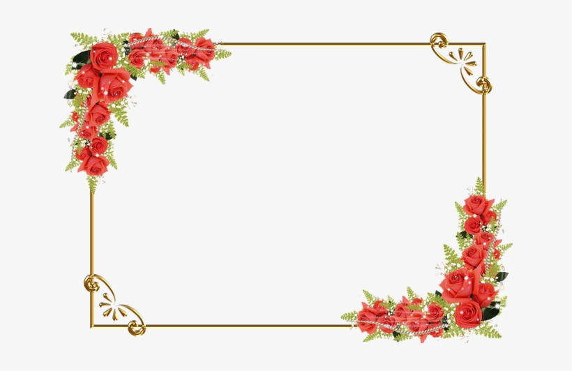 Detail Flower Frames Png Nomer 9