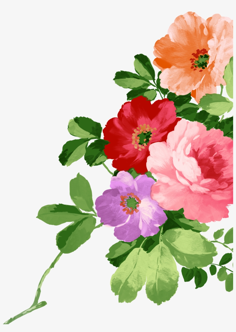 Detail Flower Paint Png Nomer 19