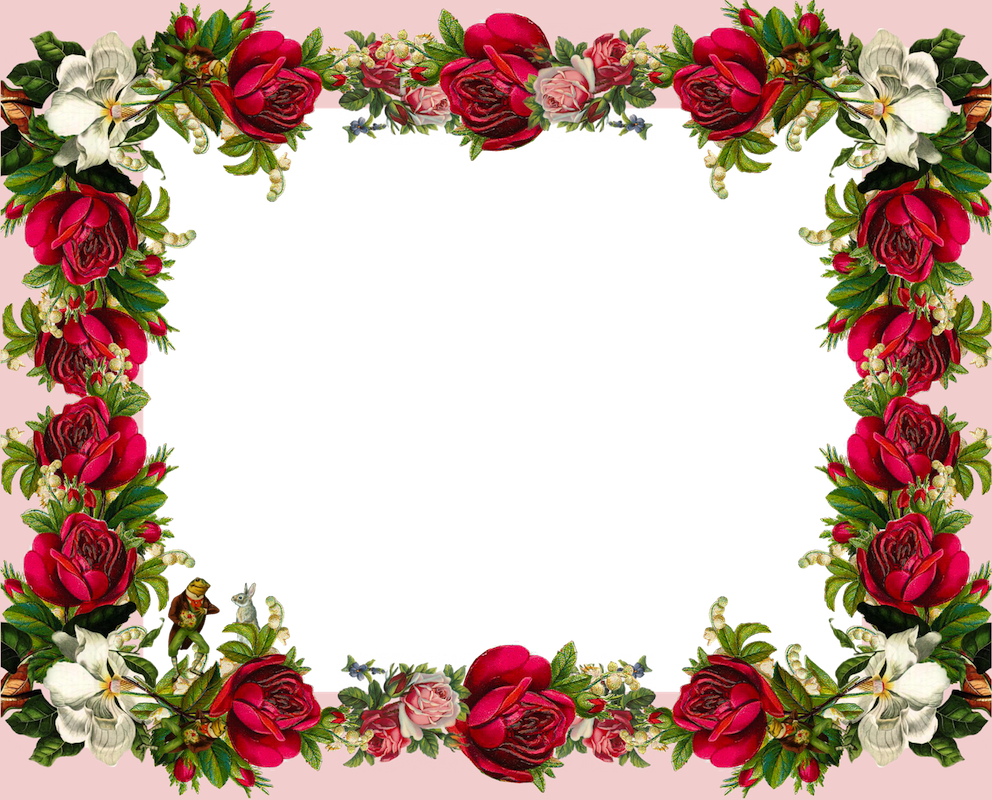 Detail Flower Photo Frame Nomer 37