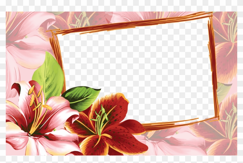 Detail Flower Photo Frame Design Nomer 16