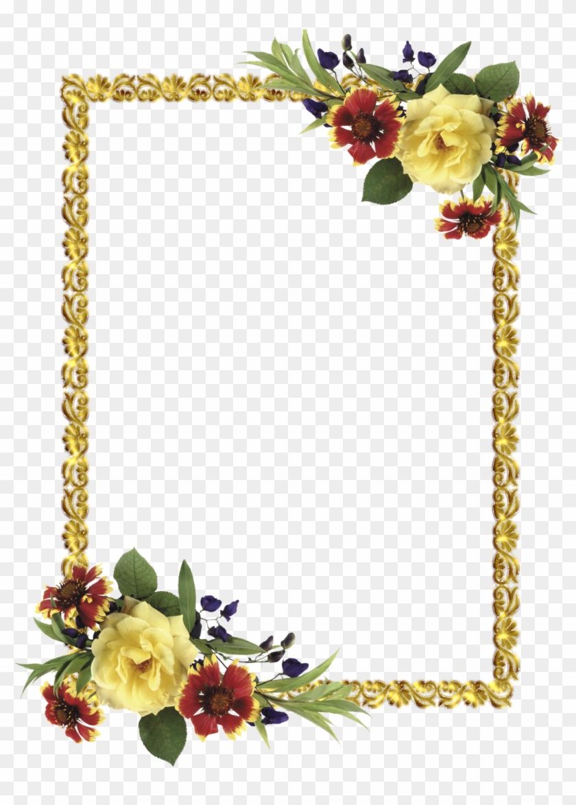 Detail Flower Photo Frame Design Nomer 25
