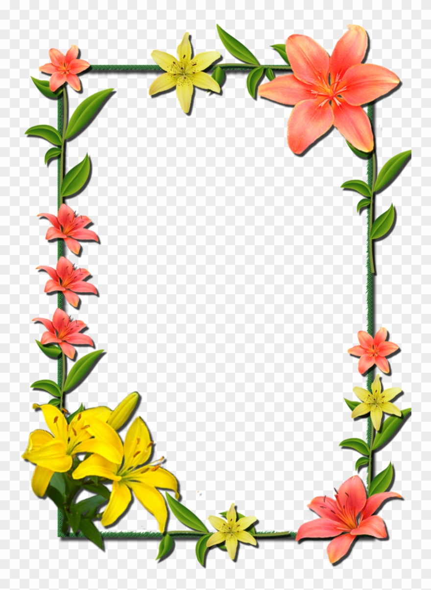 Detail Flower Photo Frame Design Nomer 5