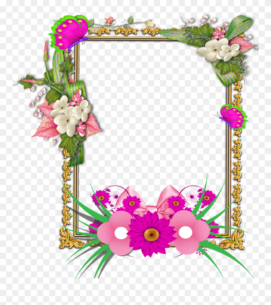 Detail Flower Photo Frame Design Nomer 10