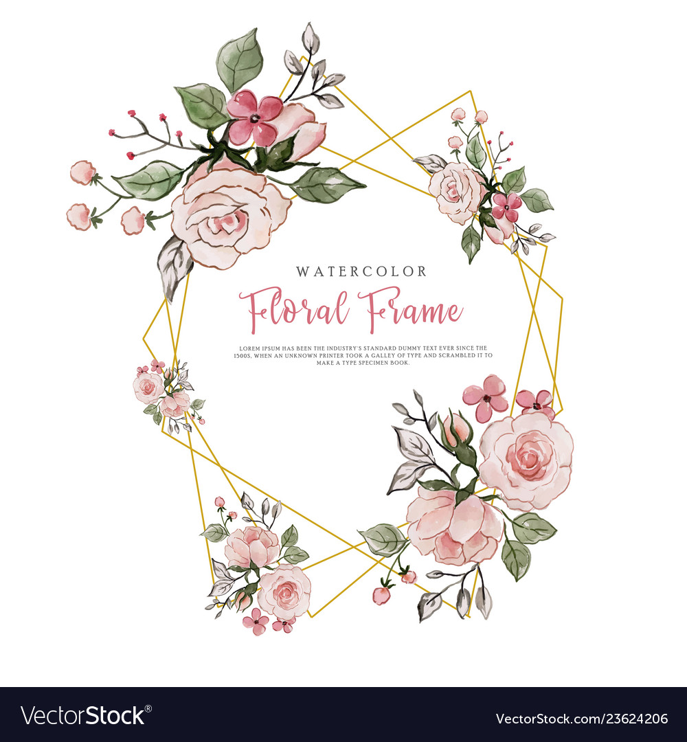 Detail Flower Photo Frame Free Nomer 15