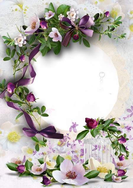 Detail Flower Photo Frames Free Download Nomer 13