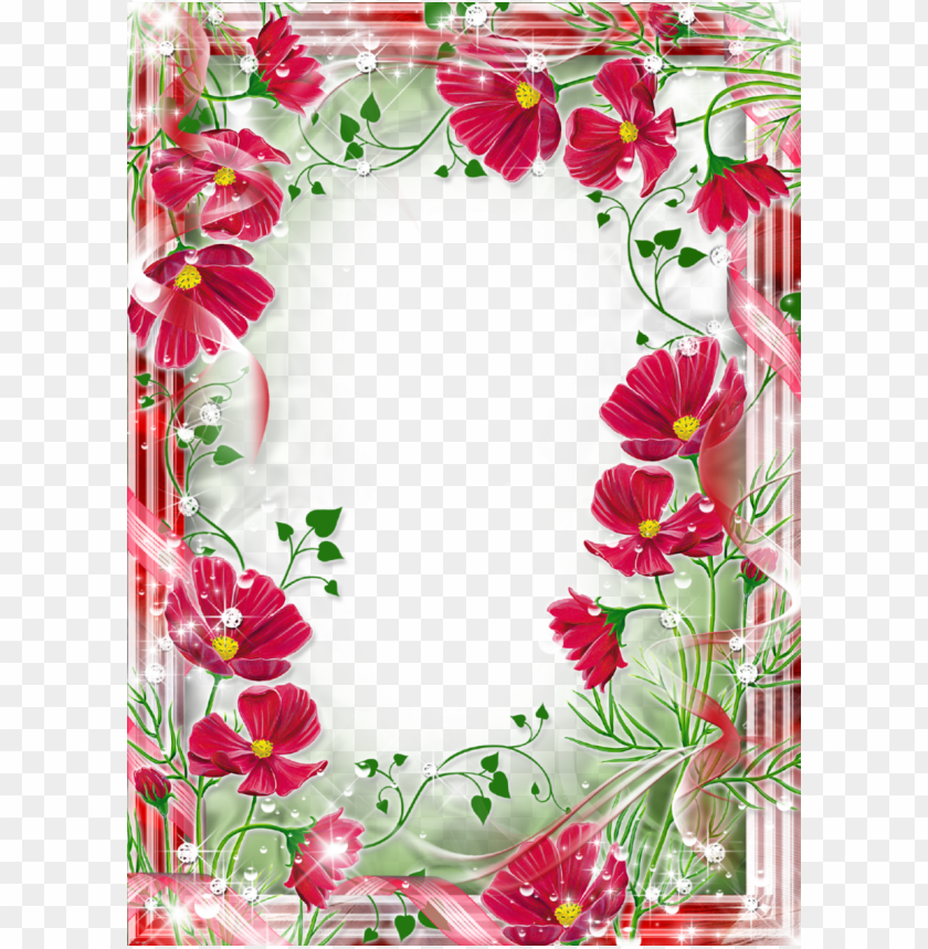 Detail Flower Photo Frames Free Download Nomer 45