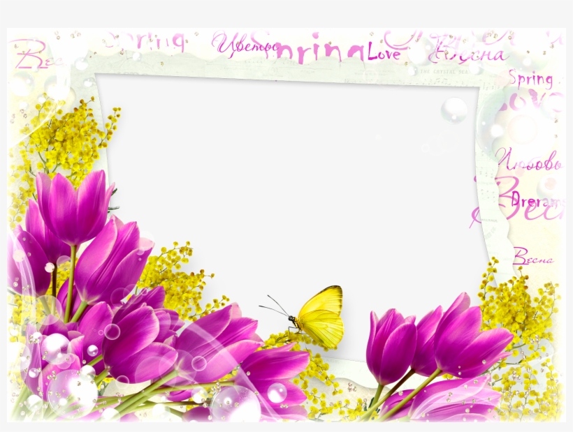Detail Flower Photo Frames Free Download Nomer 8