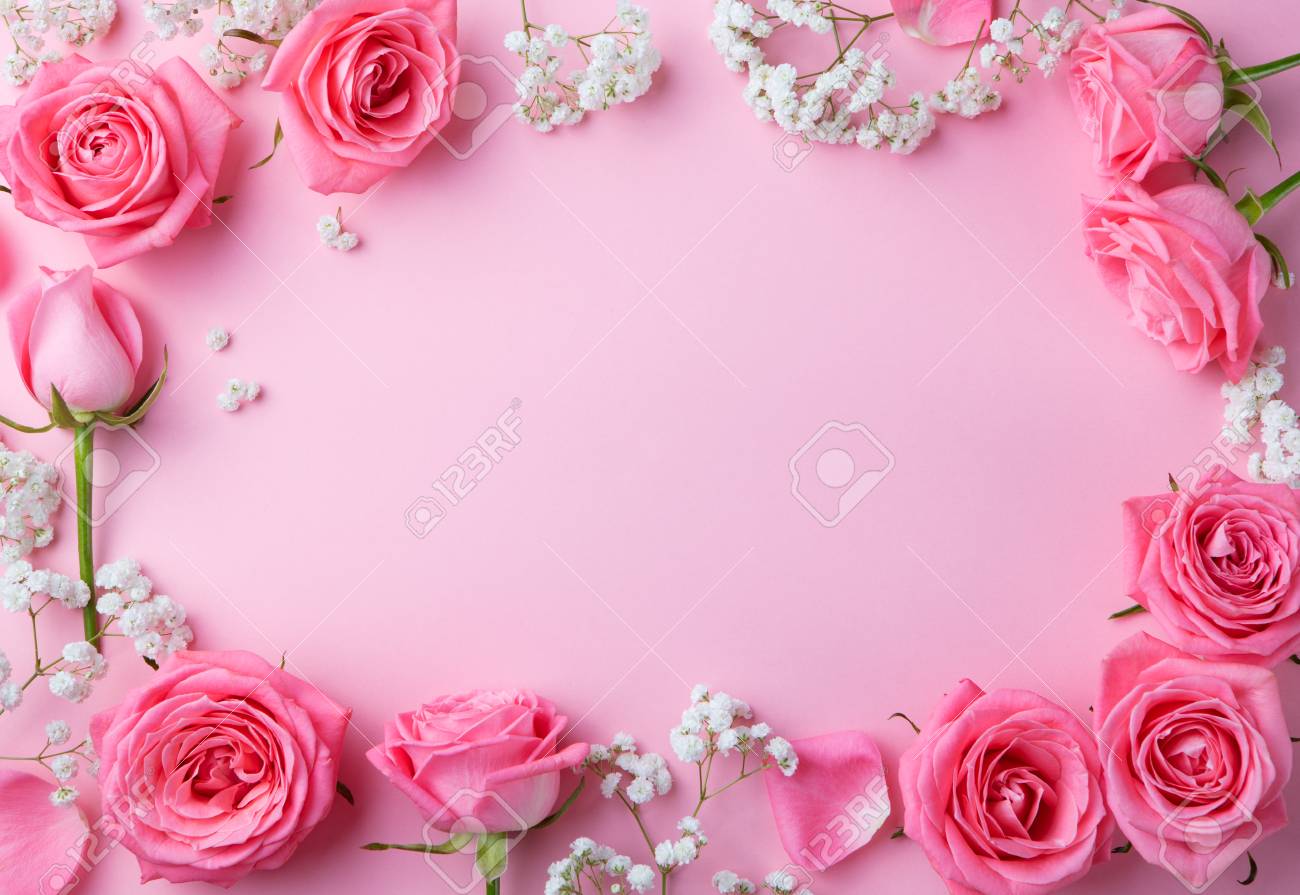 Flower Pink Background - KibrisPDR