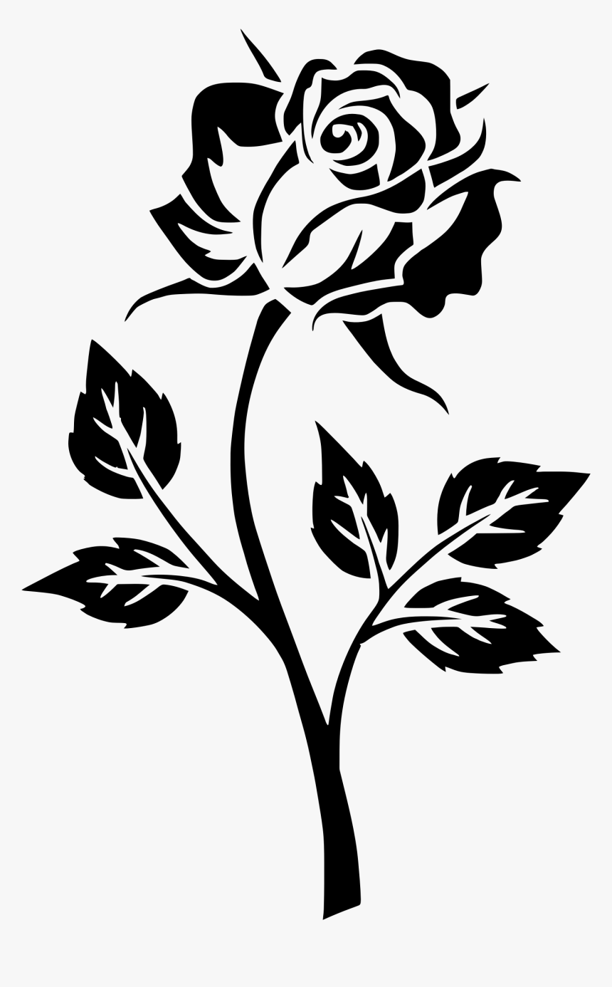 Detail Flower Png Black And White Nomer 32