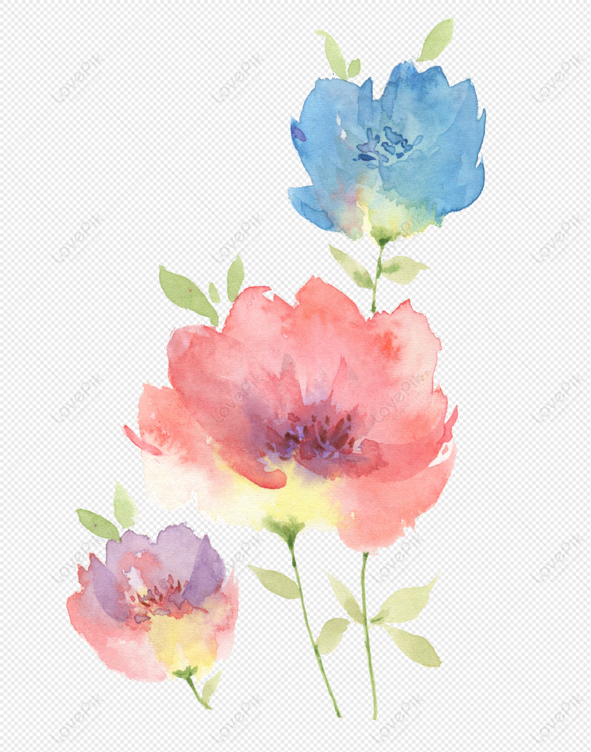 Detail Flower Png Watercolor Nomer 55