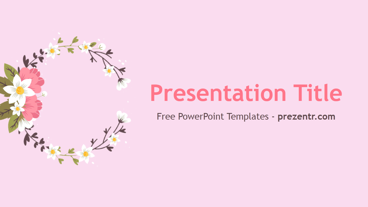 Detail Flower Ppt Background Nomer 10