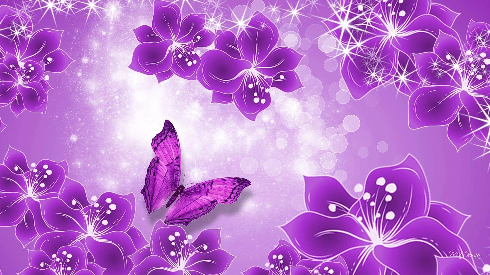 Detail Flower Purple Background Nomer 14