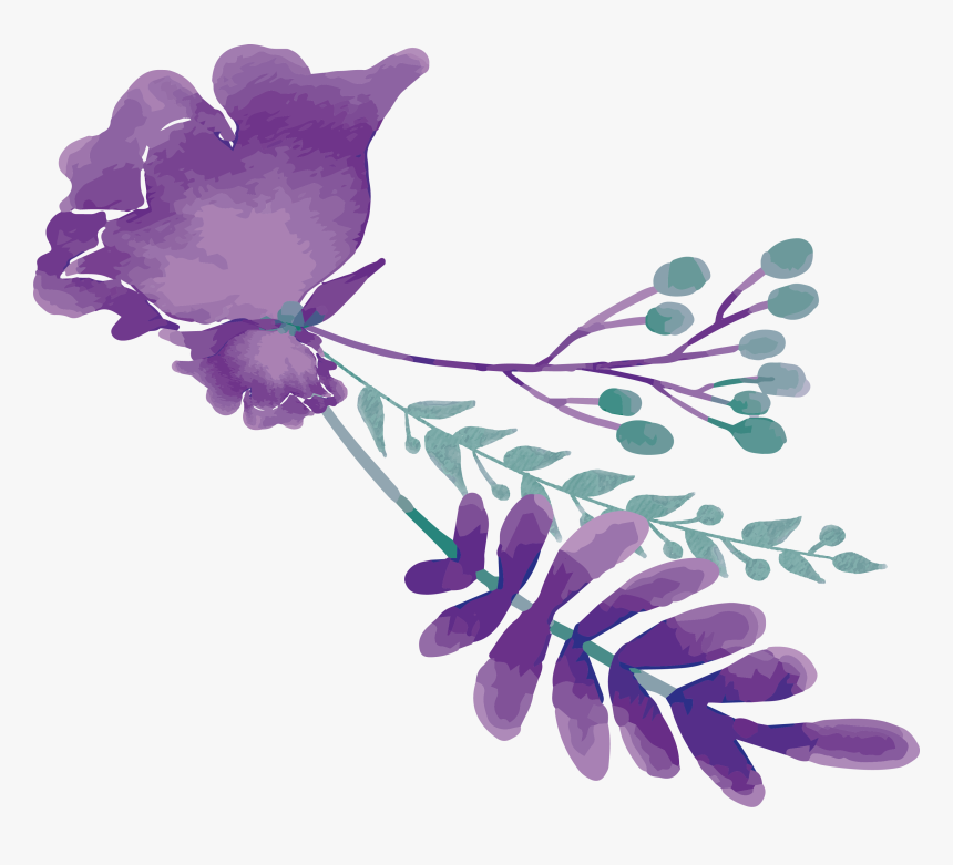 Detail Flower Purple Png Nomer 25