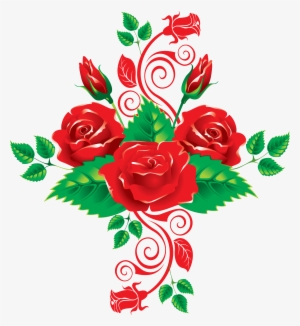 Detail Flower Rose Vector Png Nomer 18