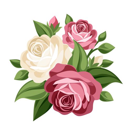 Detail Flower Rose Vector Png Nomer 57