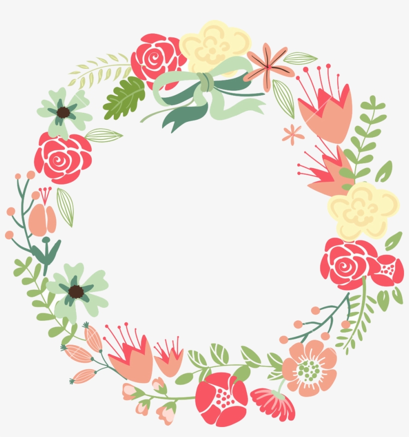 Detail Flower Round Frame Png Nomer 17