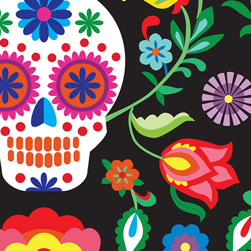 Detail Flower Sugar Skull Wallpaper Nomer 33