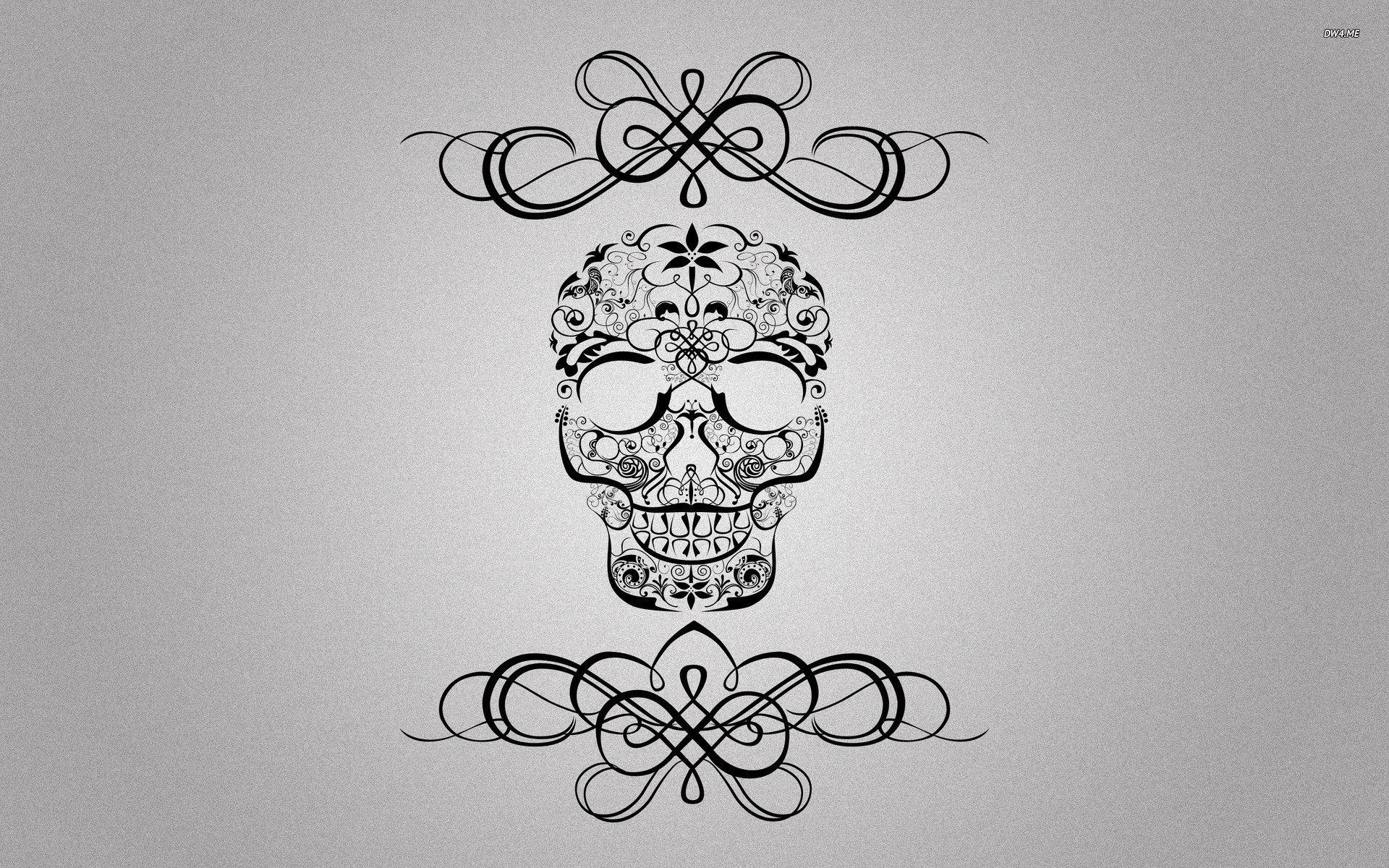 Detail Flower Sugar Skull Wallpaper Nomer 35