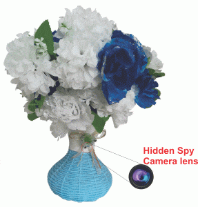 Detail Flower Vase Spy Camera Nomer 10