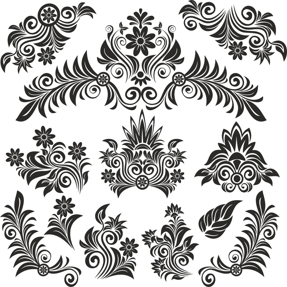 Detail Flower Vector Corel Draw Png Nomer 15