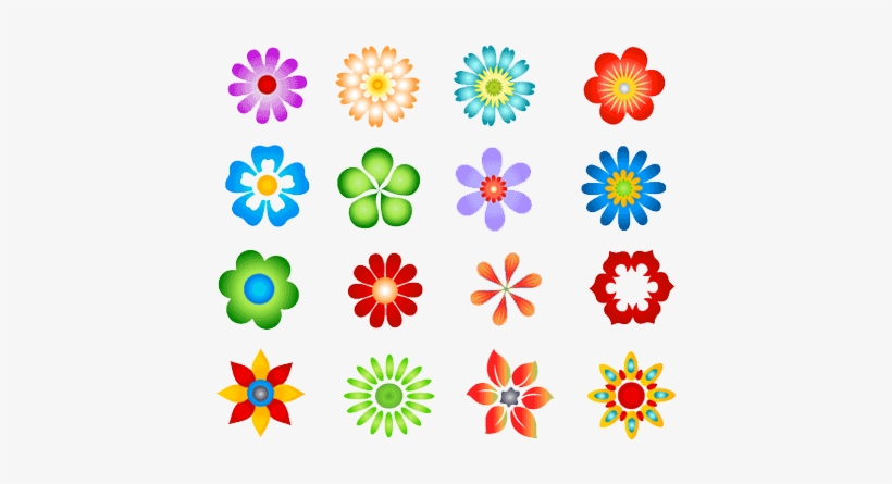 Detail Flower Vector Png Nomer 30