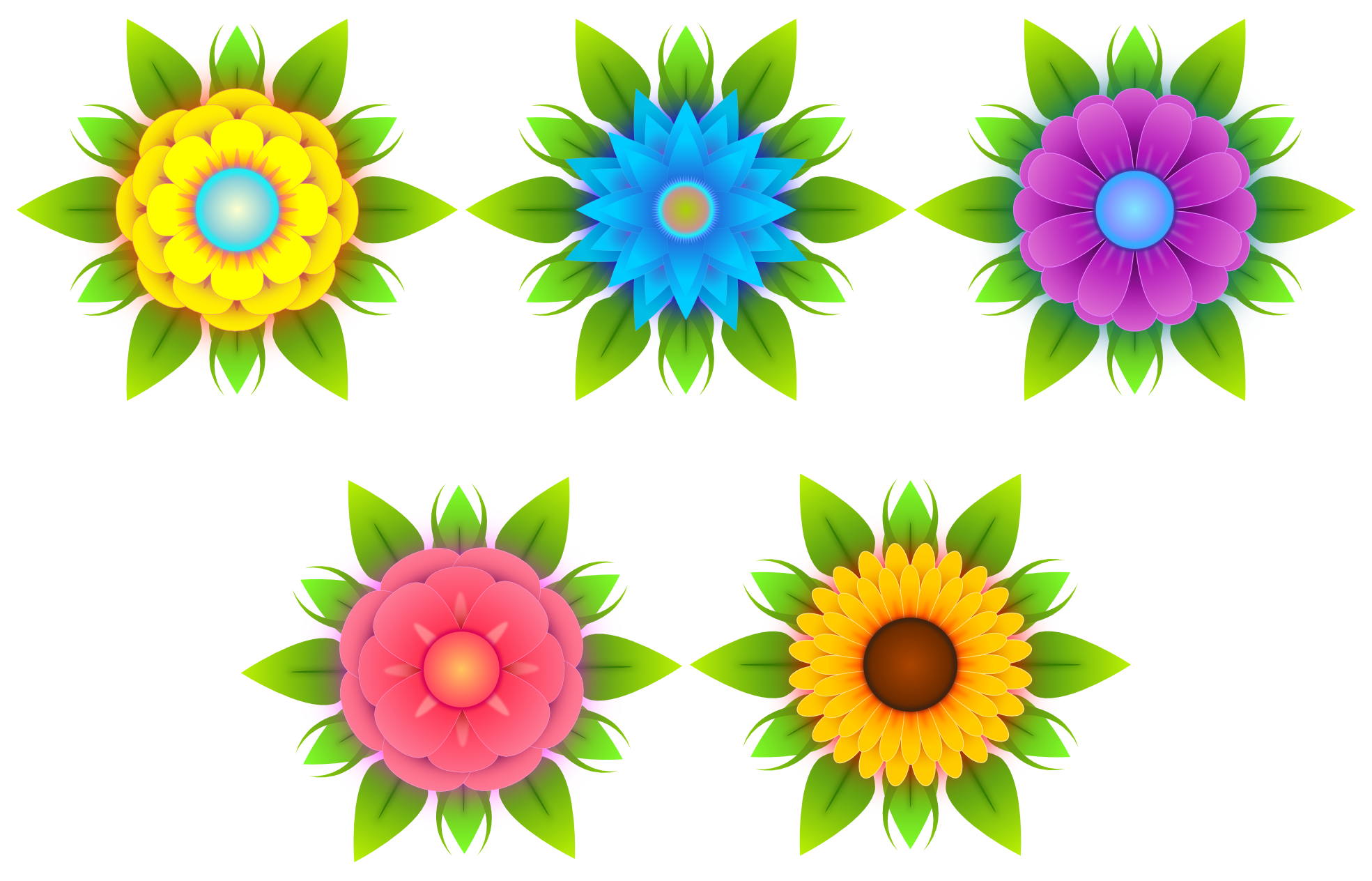 Detail Flower Vector Png Nomer 45