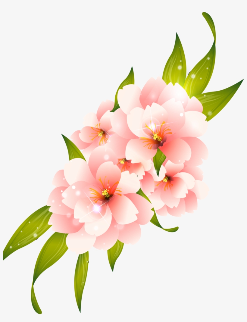 Detail Flower Vector Transparent Nomer 12