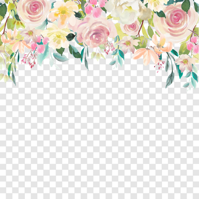 Detail Flower Vector Transparent Nomer 28