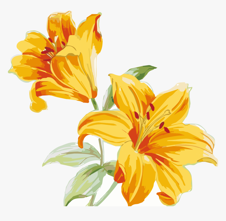 Detail Flower Vector Transparent Nomer 31
