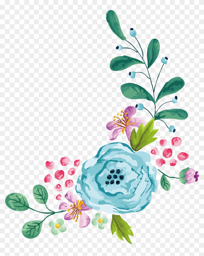 Detail Flower Vector Transparent Nomer 32
