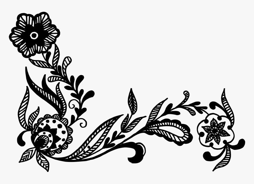 Detail Flower Vector Transparent Nomer 43