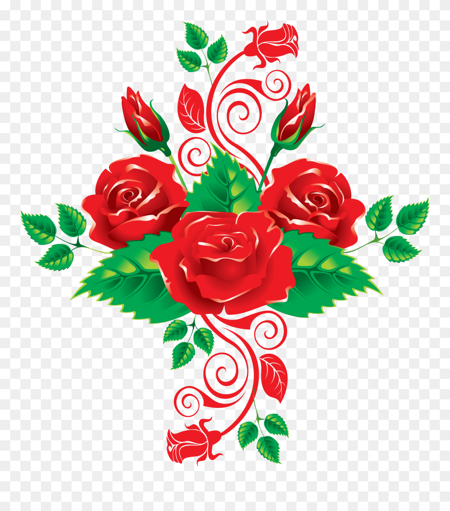 Detail Flower Vector Transparent Nomer 44