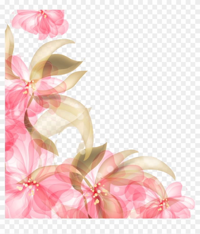 Detail Flower Vector Transparent Nomer 49